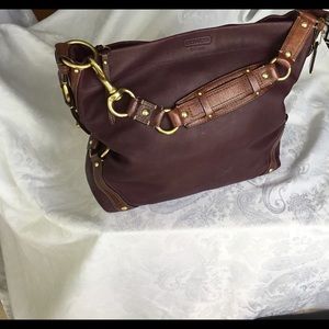 Authentic Coach Carly Hobo Shoulder Bag